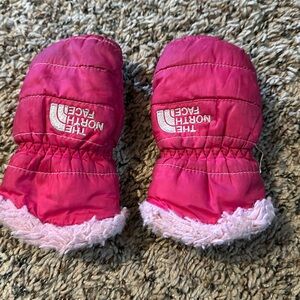 North face baby mittens